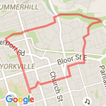 Rosedale valley route map