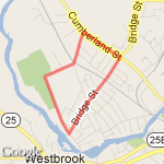 Cumberland Street Route route map