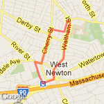 SGT Run #1 route map