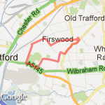 Rye Bank Cromwell Rd  route map