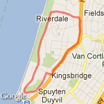 Spuyten Dyvil Run route map