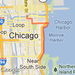 Lakefront-Museum route map