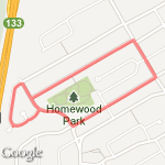 Chris' Run route map