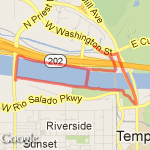 4mi Priest - Mill Cross Over route map