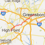 DAY 9 16 MILES PART 1 route map