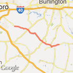 DAY 10 16 MILES PART 1 route map