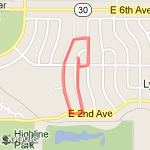 second ride of the season! route map