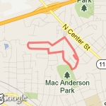 First Run With Kisha route map