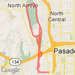 7 Miles 3/15 route map