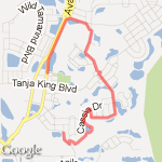 Home to Publix route map