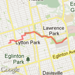 Glengrove to Bayview  route map