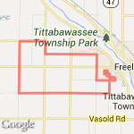 freeland half route map