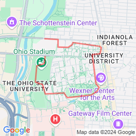 Run My Route - Running Map 2 mile osu campus