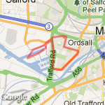 Eire Basin/Trafford Road route map