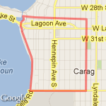 Bryant/Calhoun/Bryant route map