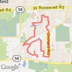 7 mile loop route map