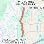4mi greenway woute route map