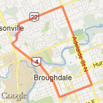 Sun March 18th  route map