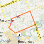 March 18th (2) route map