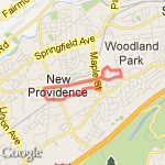 Murray Hill route map