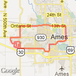 Half Marathon 2 route map