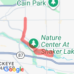 Horseshoe Half route map