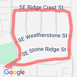 Glenstone Run route map