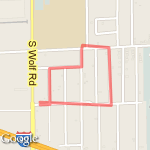 Puppy ride route map