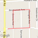 Walk route route map