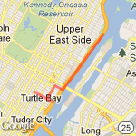 First Run with Jillian route map