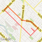 Laurine - 5K route map