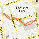 Bluebell Run route map