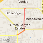 Home to Walmark NM and back route map