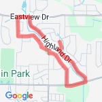 Local 5k route map