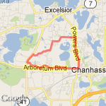 Lake Lucy Rd route map