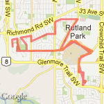 Glamorgan - 13K route map