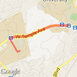 Cal Poly Run route map