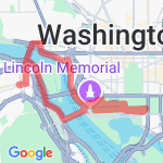 Arlington Run 21Mar route map