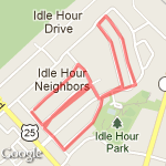 2.37 miles route map