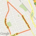 Ashmont Street route map