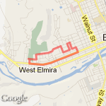 Country club route map