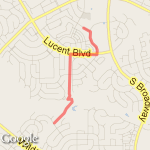 HR 2.5 Mile Trail Loop route map