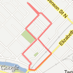 Laurine - Steps 2.7 route map