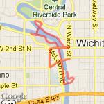 Ballet Wichita 5K route map