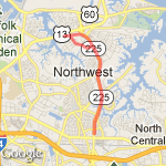 Cullen to Sears and Back route map