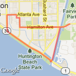 Morning Run route map
