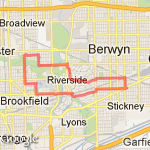 10 miles route map