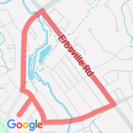 Neighbourhood run route map