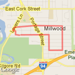 milwood neighborhood route map