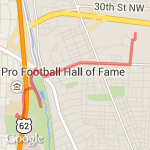 Natatorium route map